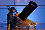 One of the launch telescopes for the VLT Four Laser Guide Star Facility