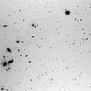 FORS1 first light - distant cluster of galaxies