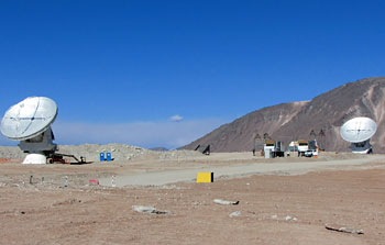ALMA "first fringes" at Chajnantor