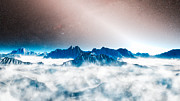 Artist’s impression of bright exozodiacal light