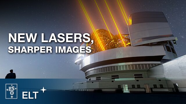 New powerful lasers for the world's largest optical telescope